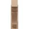 Ekena Millwork 8-in W x 30-in D x 36-in H Olympic Block Rough Cedar Woodgrain TimberThane Outlooker, Primed Tan OUTUR080X30X36OLY44RCPR - alternate 3